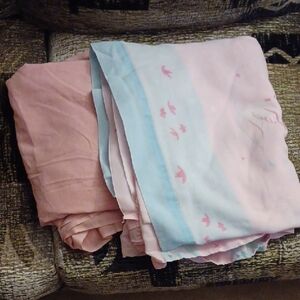 4/$40 Pink Barbie Of Swan Lake Sheet Set - Single/Twin Bed (Flat & Fitted)